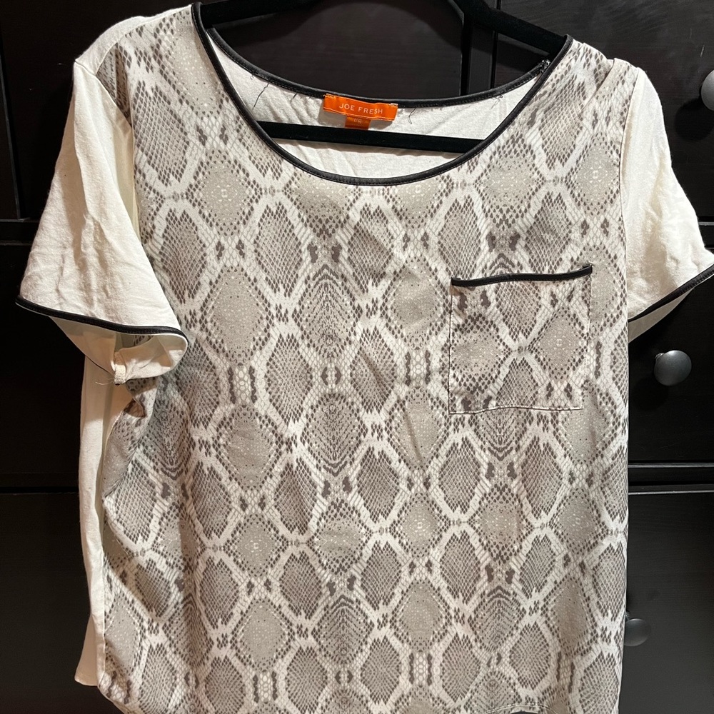 Snake Print Blouse